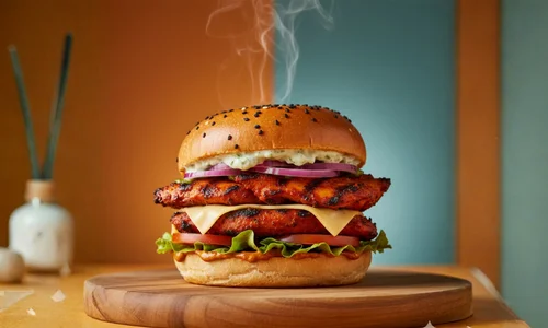 Tandoori burger