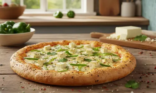 paneer capsicum pizza