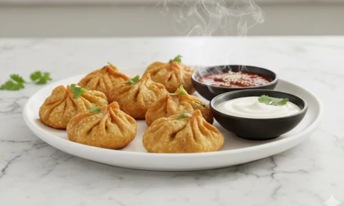 paneer fried momos
